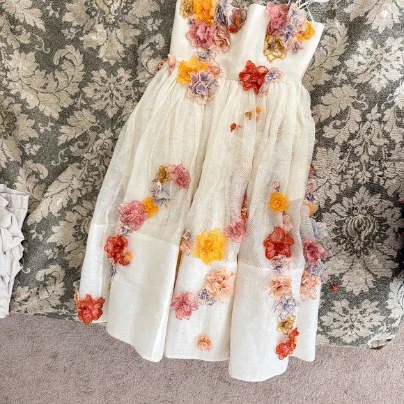 Zimmermann Postcard Floral Appliqué Dress - Picture 4 of 4
